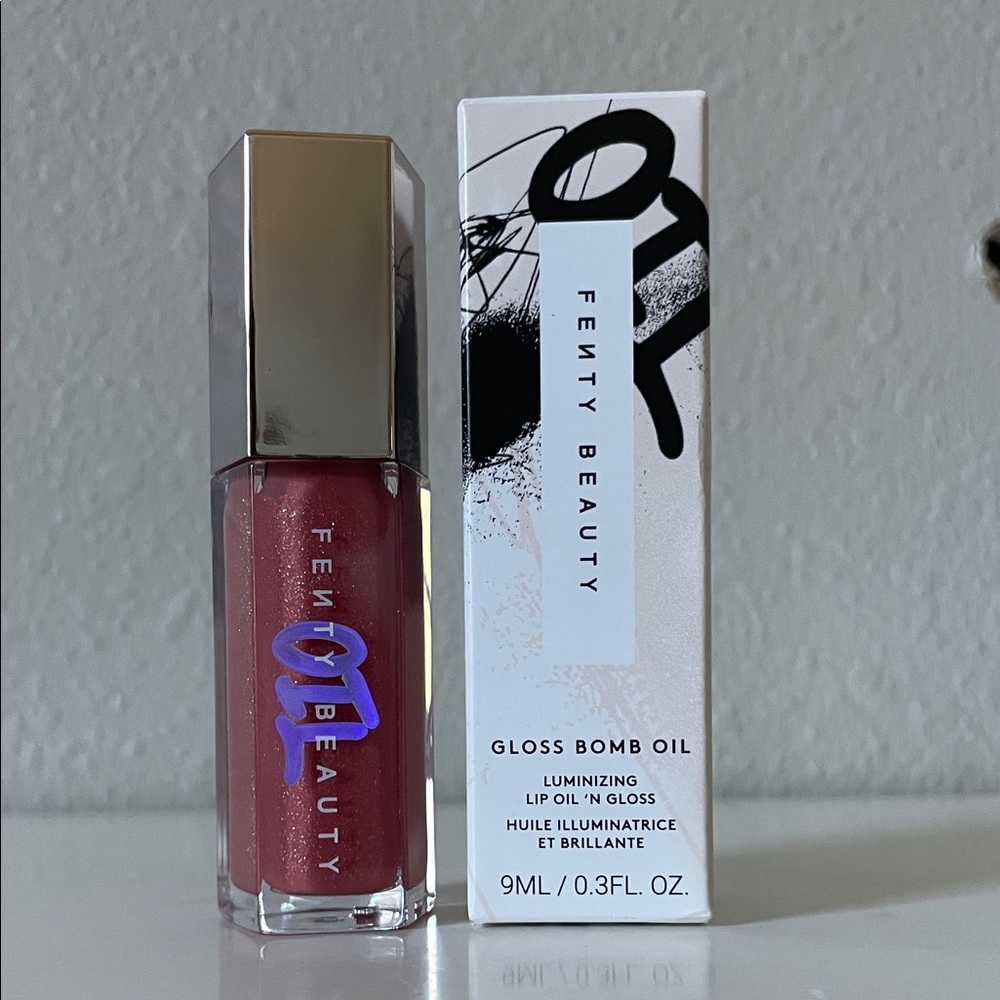 $15💅 FENTY BEAUTY Gloss Bomb Oil Luminizing Lip Oil 'N Gloss